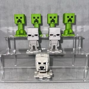 McDonald’s Minecraft Movie Kids Happy Meal 2025 7 Pcs 4 Creeper Wolf 2 Skeleton